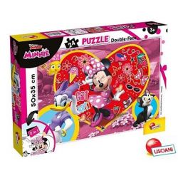 Minnie a Daisy Puzzle 24 oboustranné 50x35 cm