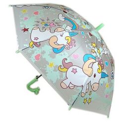 Deštníky s píšťalkou pro holky 50 cm jednorožec