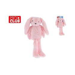 Mini Club zajíček plyšový růžový 37cm dlouhé nohy 0m+