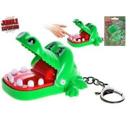 Jungle Expedition klíčenka/hra krokodýl 7cm