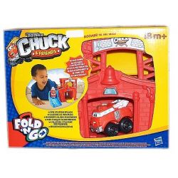 auto mini + garáž - Hasbro Tonka Chuck mini Fold