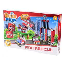 BuildMeUp stavebnice - Fire rescue 284ks v krabičce