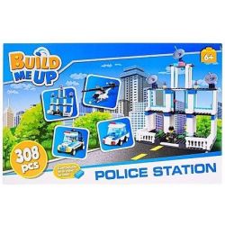 BuildMeUp stavebnice - Police station 308ks v krabičce