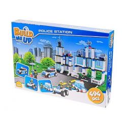 BuildMeUp stavebnice - Police station 494ks v krabičce