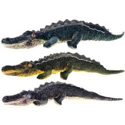 Krokodýl plyšový 52cm 3barvy 0m+