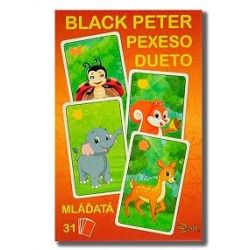 Černý Petr/Pexeso/Dueto fmláďata 3v1 7x10