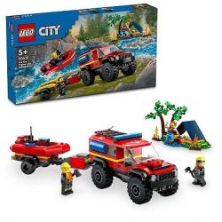 LEGO - 60412 Hasičský vůz 4x4 a záchranný člun   *****