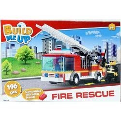 BuildMeUp stavebnice - Fire rescue 196ks v krabičce