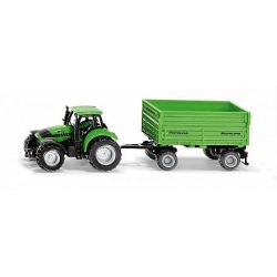 SIKU Blister - traktor Deutz-Fahr s přívěsem Fortuna ****