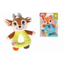 Plyšové chrastítko zvířátko Forest Friends 19 cm 2 druhy  ****