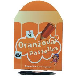 Omalovánky pastelka -  oranžová  (12%)