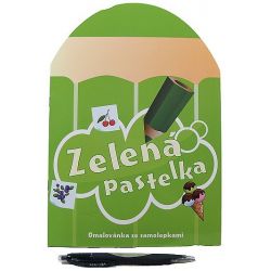 Omalovánky pastelka -  zelená  (12%)