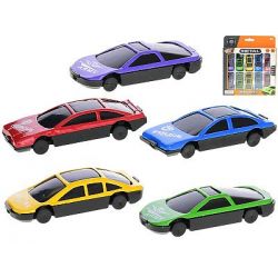 Auto sportovní kov 7cm 1:64 volný chod 5barev