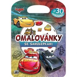 Omalovánky + samolepky  / Auta / ****