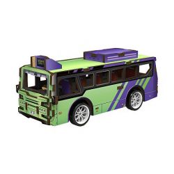 3D puzzle dřevěné - Autobus 14 cm