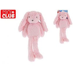 Mini Club zajíček plyšový růžový 30cm dlouhé nohy 0m+