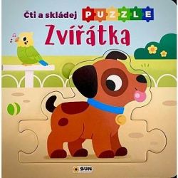 Čti a skládej Puzzle - zvířátka