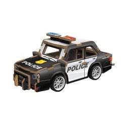 3D puzzle dřevěné - Policejní auto 13 cm