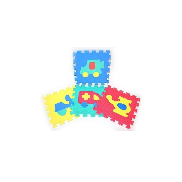 Měkké puzzle bloky DOPRAVNÍ PROSTŘEDKY 32 cm Měkké puzzle bloky DOPRAVNÍ PROSTŘEDKY 32 cm