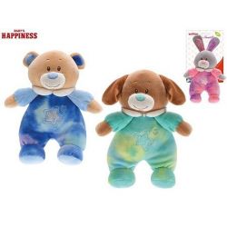 Baby Happiness zvířátko plyšové 21cm s chrastítkem uvnitř 0m+