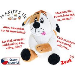 Maxipes Fík plyšový 20cm sedící na baterie česky mluvící 0m+