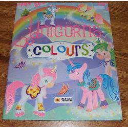 Kniha SUN - Unicorns - colors - lila - omalovánky  ***