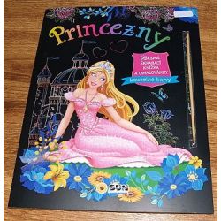 Kniha SUN - Princezny - úžasná škrábací knižka a omal.  ***