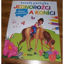 Kniha SUN - Veselá pastelka - Jednorožci a koníci   ****
