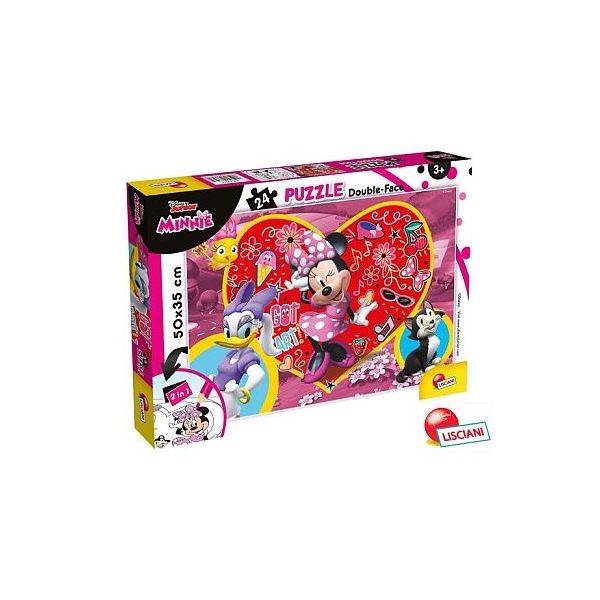 Minnie a Daisy Puzzle 24 oboustranné 50x35 cm Minnie a Daisy Puzzle 24 oboustranné 50x35 cm