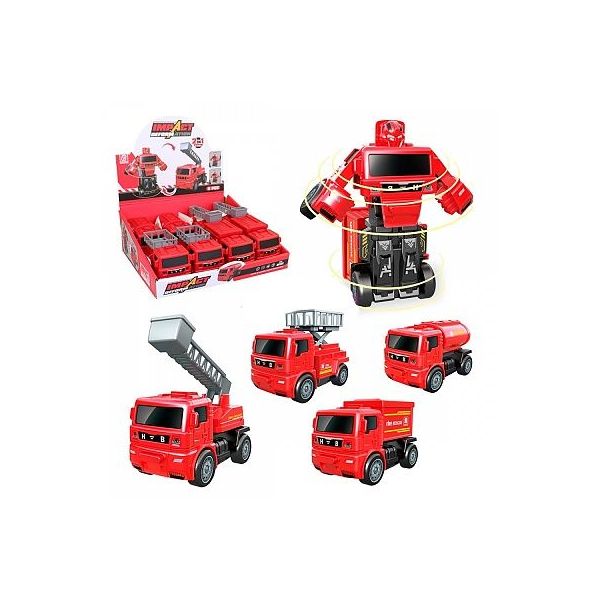Robot - hasičská auta Robot - hasičská auta