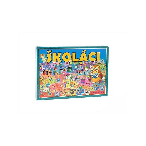 Společenská hra logická Školáci v krabičce Společenská hra logická Školáci v krabičce
