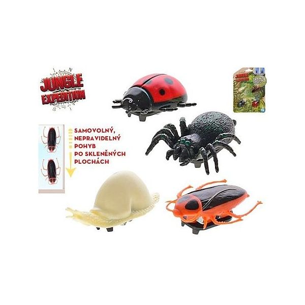 Jungle Expedition hmyz 4cm 4ks na kartě Jungle Expedition hmyz 4cm 4ks na kartě