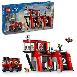 LEGO - 60414 Hasičská stanice s hasičským vozem *****