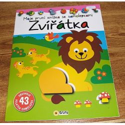 Kniha SUN - Moje první knížka se samolepkami ZVÍŘÁT  II  ***