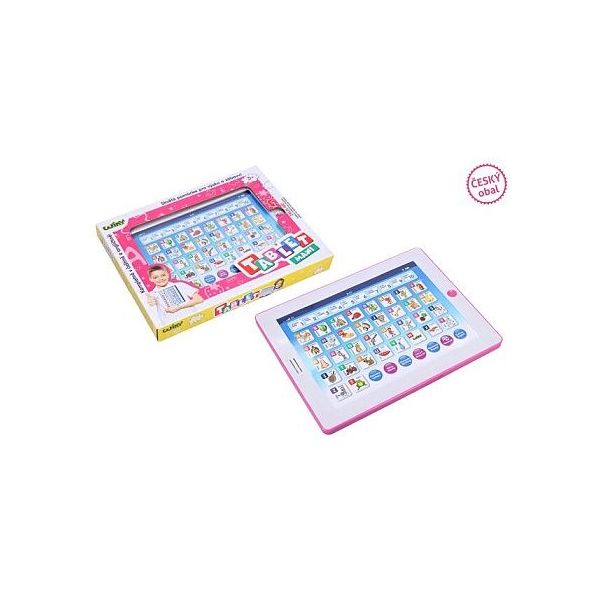 Tablet Wiky maxi růžový 24x18 cm - Český obal Tablet Wiky maxi růžový 24x18 cm - Český obal