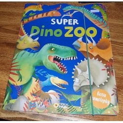 Kniha SUN - Super DINO ZOO - navrhni a nalep DinoPa  ***