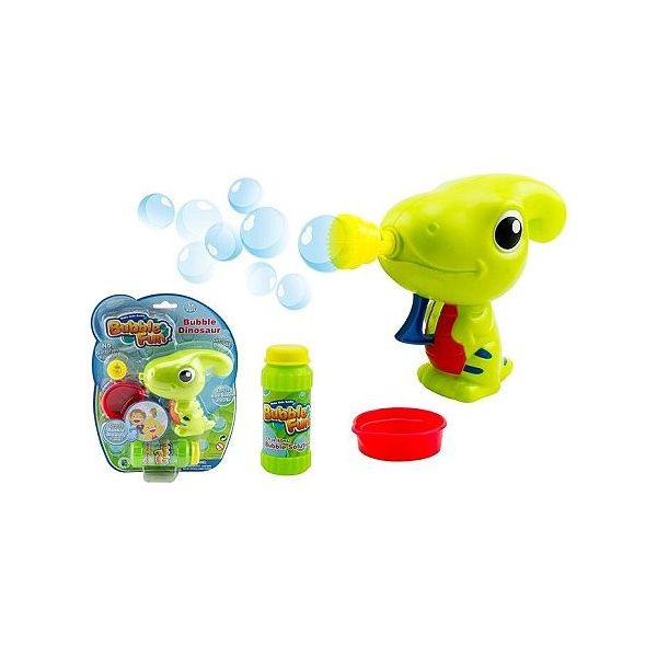Bubble Fun Bublifuk Dinosaurus s nÁplní 60 ml - zelený Bubble Fun Bublifuk Dinosaurus s nÁplní 60 ml - zelený