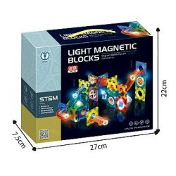 Kuličkodráha magnetická se světlem 49 ks  II   ****