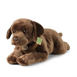 Plyšový pes labrador hnědý 61 cm   ****