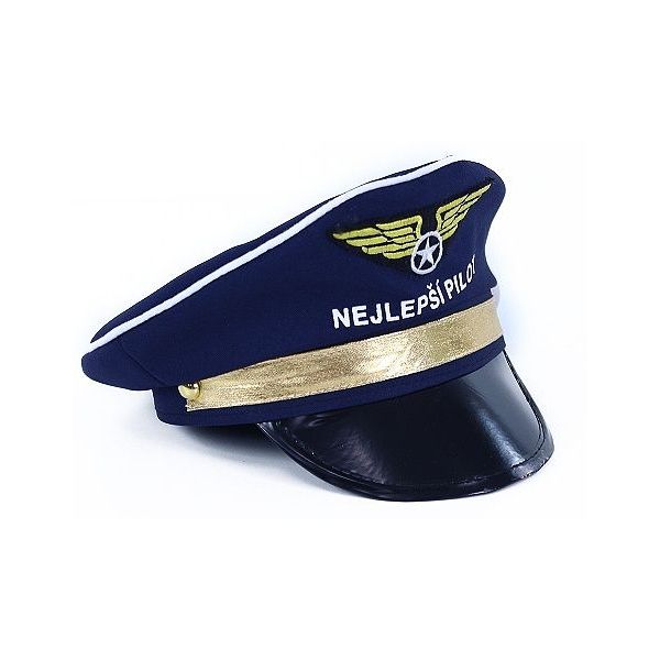 čepice pilot s nápisem - dětská čepice pilot s nápisem - dětská