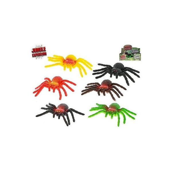 Jungle Expedition pavouk 14cm 6barev Jungle Expedition pavouk 14cm 6barev