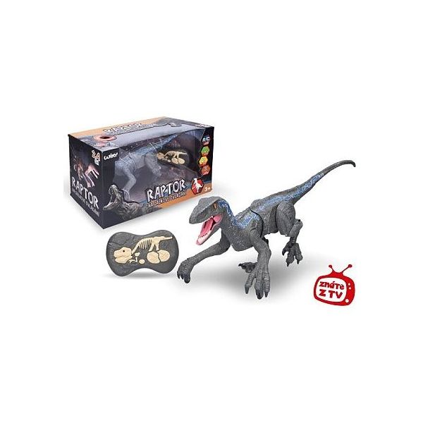Raptor RC na dálkové ovládání šedý 45 cm **** Raptor RC na dálkové ovládání šedý 45 cm ****