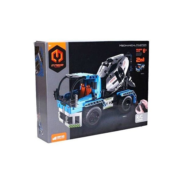 Stavebnice Nákladní auto a domíchávač 2v1 RC 26cm Stavebnice Nákladní auto a domíchávač 2v1 RC 26cm