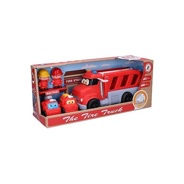 Auto hasičské s efekty set 4ks Auto hasičské s efekty set 4ks