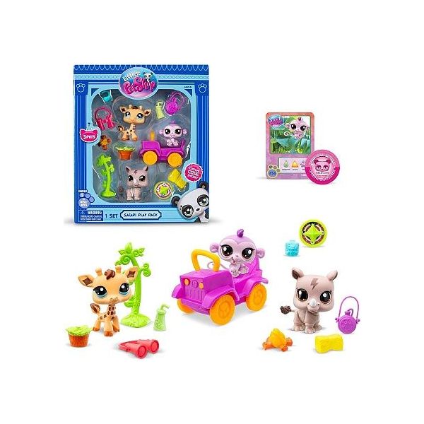 Littlest Pet Shop 3 figurky Safari **** Littlest Pet Shop 3 figurky Safari ****