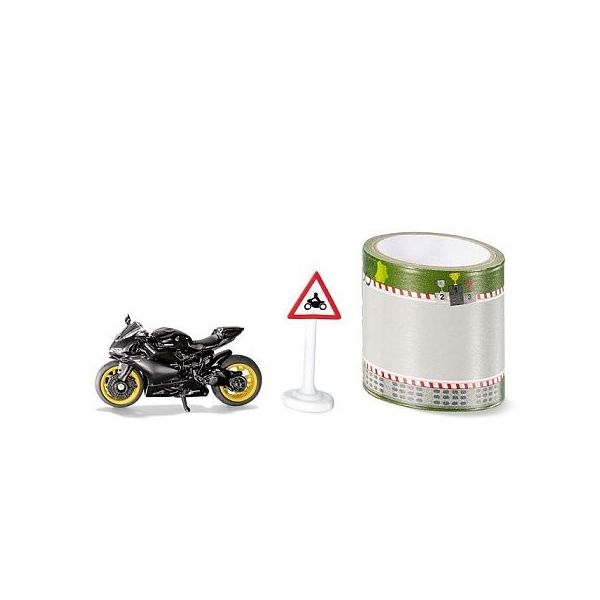 SIKU Blister - Motocykl s pásem silnic **** SIKU Blister - Motocykl s pásem silnic ****