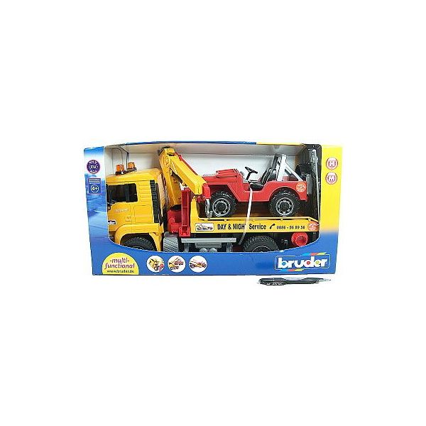Bruder-auto MAN odtah + Jeep Bruder-auto MAN odtah + Jeep