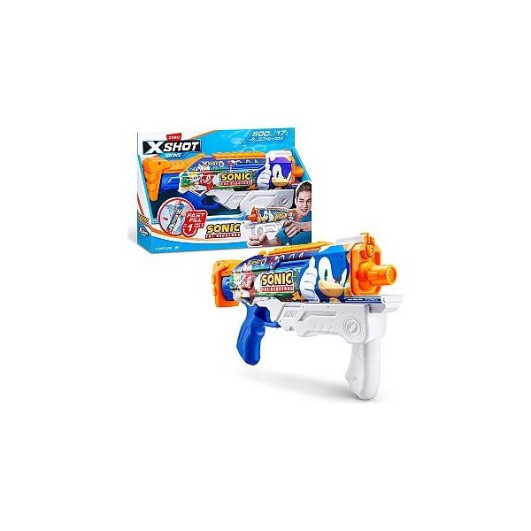 ZURU X-SHOT Vodni pistole SONIC the Hedgehog Fast Fill Skins ZURU X-SHOT Vodni pistole SONIC the Hedgehog Fast Fill Skins