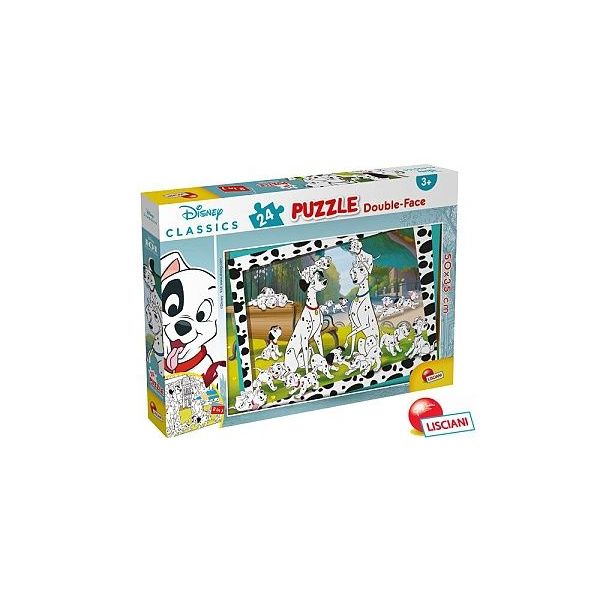 101 dalmatinů Puzzle 24 oboustranné 50x35 cm **** 101 dalmatinů Puzzle 24 oboustranné 50x35 cm ****