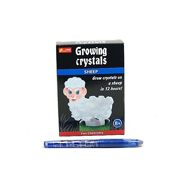 Rostoucí krystaly ovečka ****** Rostoucí krystaly ovečka ******